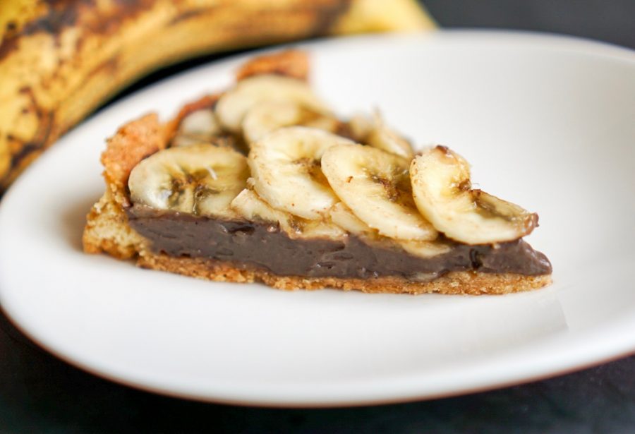 Tarte banane açaï Tarte banane açaï