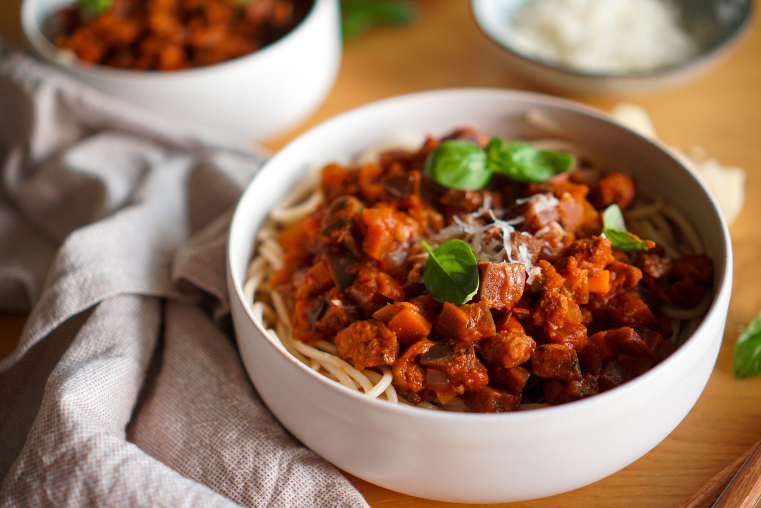 Spaghetti bolognaise vegan recette healthy saine facile et rapide